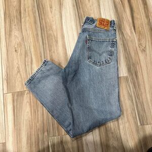 Levi's 550 light blue jeans straight fit